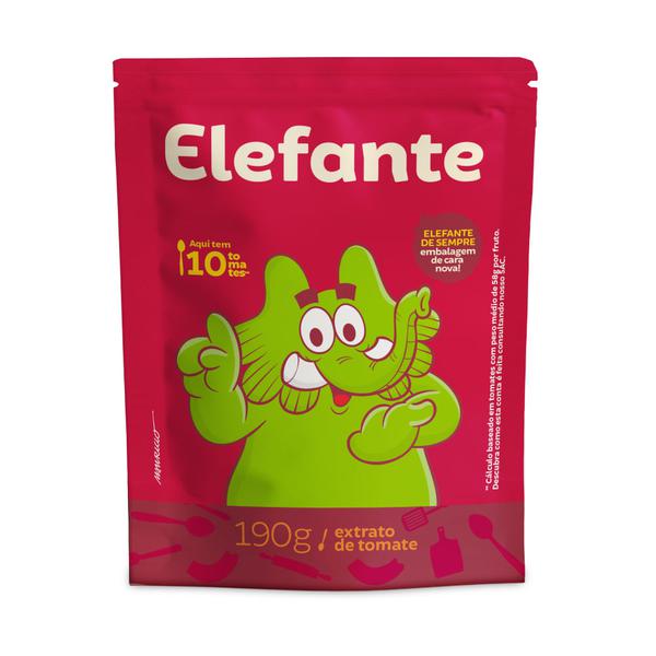 EXTRATO TOMATE ELEFANTE POUCH 190ML