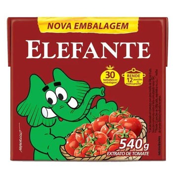 EXTRATO TOMATE ELEFANTE TETRA 540G