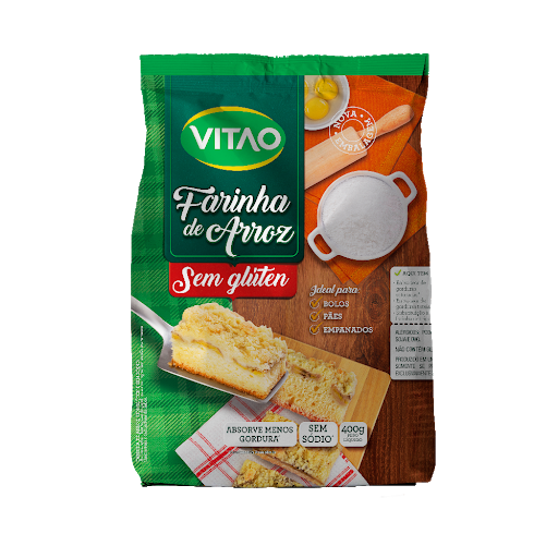 FARINHA ARROZ  S GLUTEN VITAO 400G