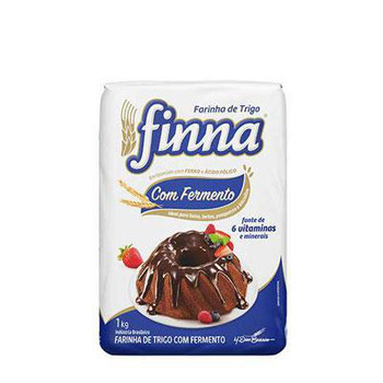 FARINHA DE TRIGO FINNA C/FERMENTO 1KG