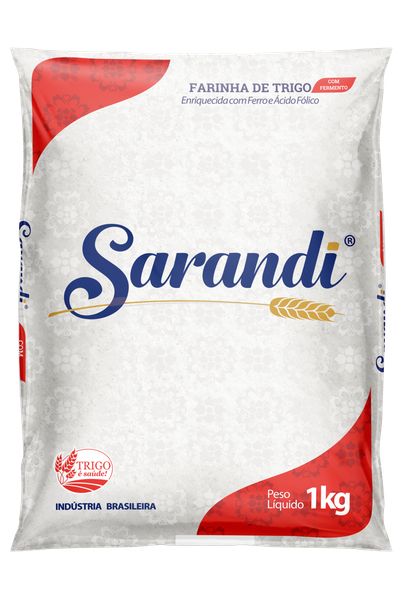 FARINHA DE TRIGO SARANDI C/FERMENTO 1KG