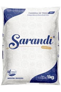 FARINHA DE TRIGO SARANDI S/FERMENTO 1KG