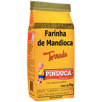 FARINHA MANDIOCA PINDUCA 1KG TORRADA