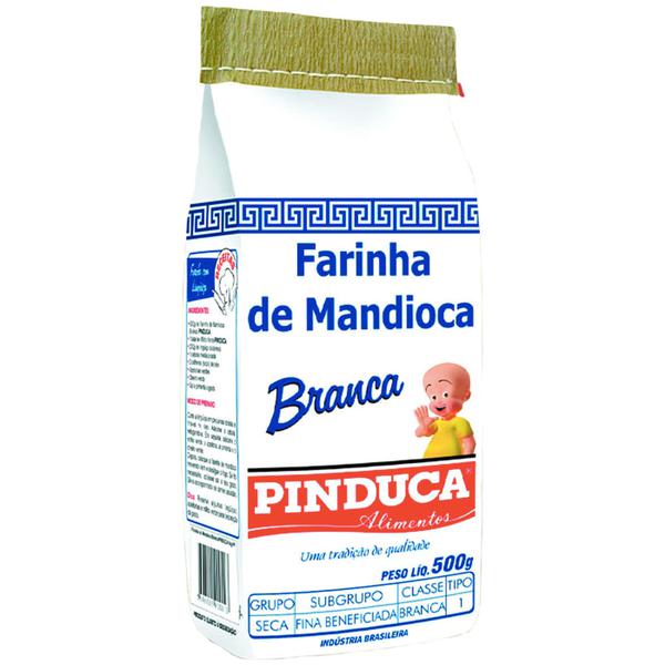 FARINHA MANDIOCA PINDUCA 500G BRANCA
