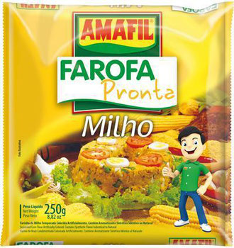 FAROFA AMAFIL 250G MILHO