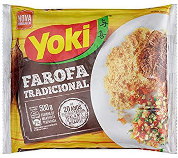 FAROFA YOKI PRONTA TEMPERADA MILHO 500G