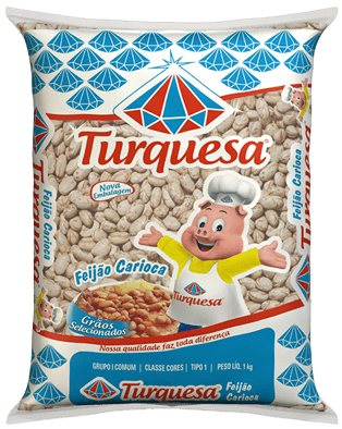 FEIJAO CARIOCA TURQUESA 1KG