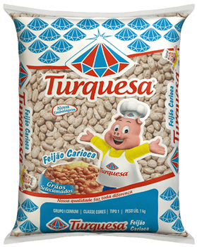 FEIJAO CARIOCA TURQUESA 1KG