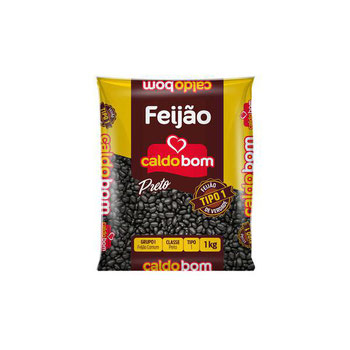 FEIJAO PRETO CALDO BOM 1KG OURO