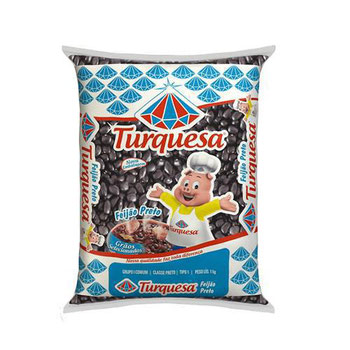FEIJAO PRETO TURQUESA 1KG