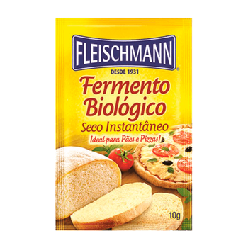 Fermento Biológico Seco Fleishman Instatâneo Sachê 10gr