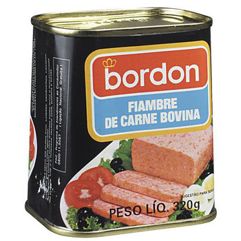 FIAMBRE BORDON LATA 320G