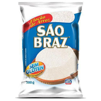 FLOCAO ARROZ SAO BRAZ 500G