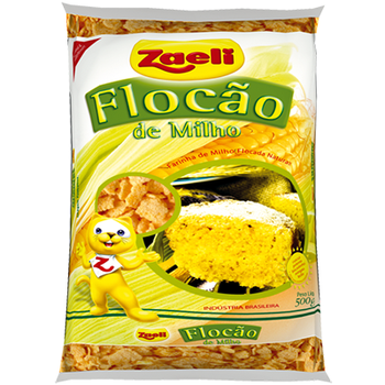 FLOCOS MILHO ZAELI 500G FLOCÃO