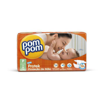 FRALDA POMPOM PROTEKBABY ECON P 34UND