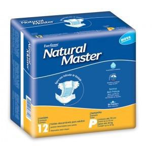 FRALDAS DESC ADULTO NATURAL MASTER M C/9UND