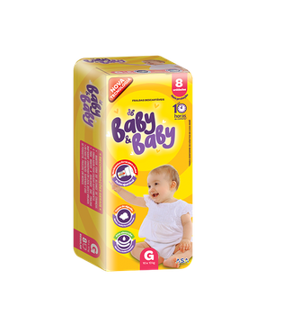 FRALDAS DESC BABY&BABY REGULAR G C/8 UND