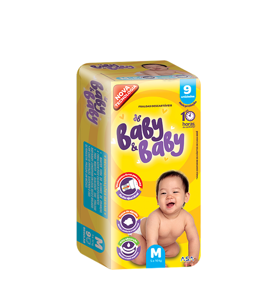 FRALDAS DESC BABY&BABY REGULAR M 9UND