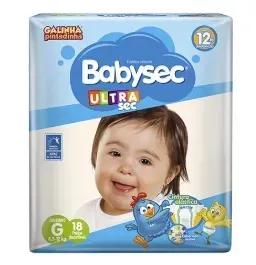Fralda Descartável Babysec Ultra Jumbo G 18und