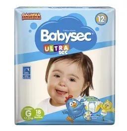Fralda Descartável Babysec Ultra Jumbo G 18und