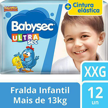 FRALDAS DESC BABYSEC  JUMBINHO XXG  C/12UND