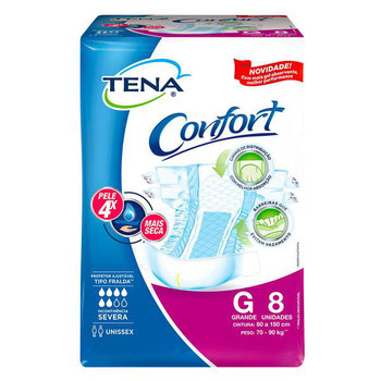 FRALDAS DESC BIOFRAL ADULTO CONFORT G C/8UND