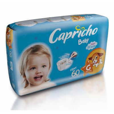 FRALDAS DESC CAPRICHO BABY G HIPER  C/60UND