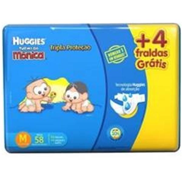 FRALDAS DESC HUGGIES TRIPLA ACAO  M 58UND