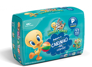 FRALDAS DESC LOONEY TUNES JUMBINHO G C/18