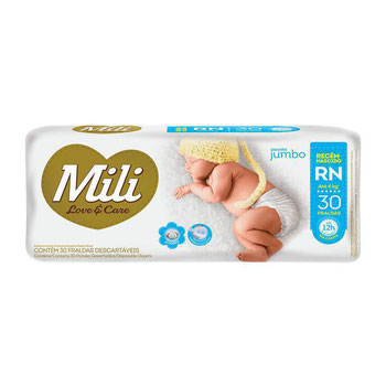 FRALDAS DESC MILI LOVE CARE JUMBO C30UND
