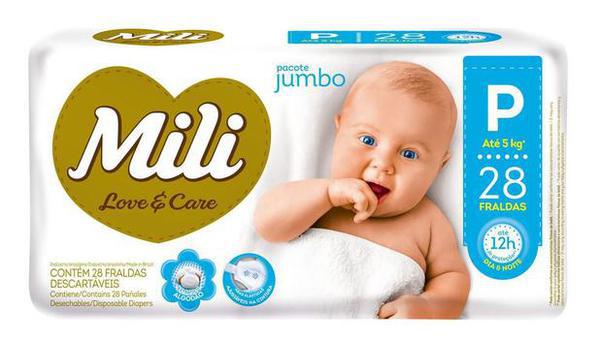 FRALDAS DESC MILI LOVE CARE JUMBO P/28UND