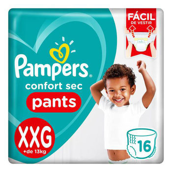 FRALDAS DESC PAMPERS PANTS PACOTINHO XXG C/16UND
