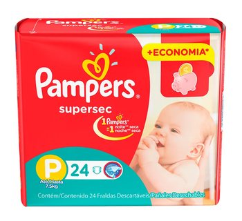 FRALDAS DESC PAMPERS SS ECON P C24UND