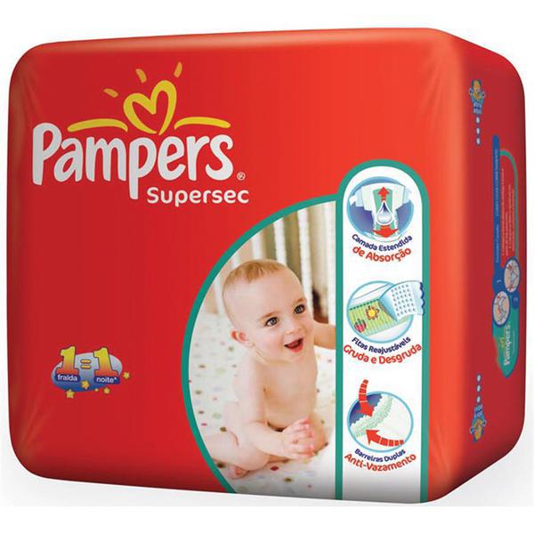 FRALDAS DESC PAMPERS SUPERSEC P 10UND