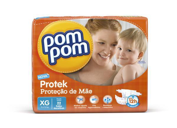 FRALDAS DESC POMPOM PROTEKBABY ECON XG 24UND