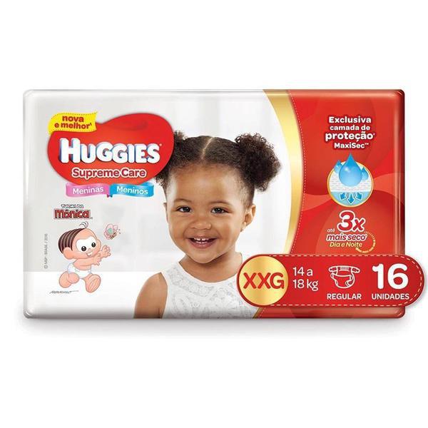 FRALDAS DESC TURMA MONICA HUGGIES XXG C/16