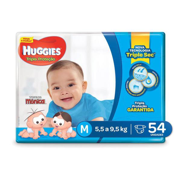 FRALDAS DESC TURMA MONICA MEGA TRIPLA M C/54UND