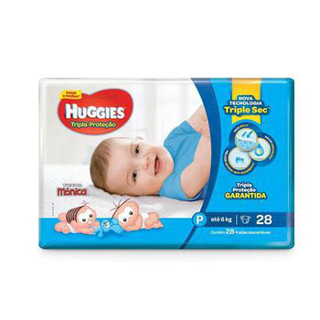 Fralda Descartável Huggies Turma Da Monica 28un