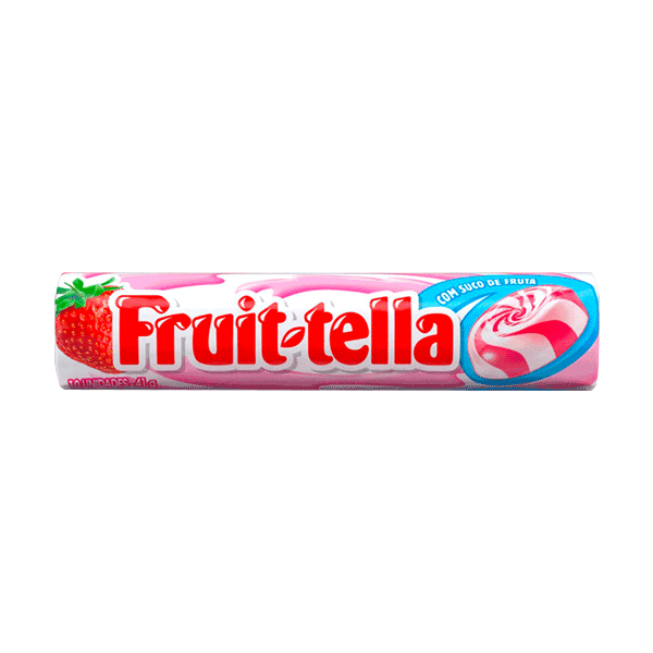 Bala Drops Fruittella Morango Com Creme 45gr