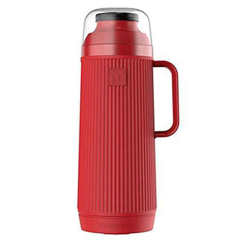 GARRAFA TERM TERMOLAR MUNDIAL VERMELHA 1L