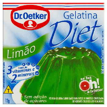 GELATINA DR OETKER DIET LIMAO 12G