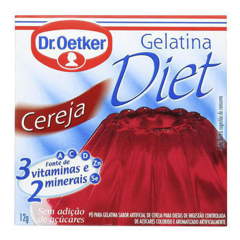 GELATINA DR OETKER PO CEREJA ZERO 12G