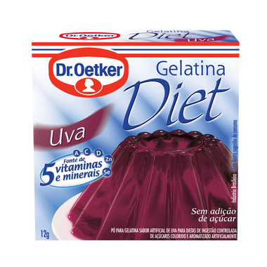 GELATINA DR OETKER PO DIET UVA 12G