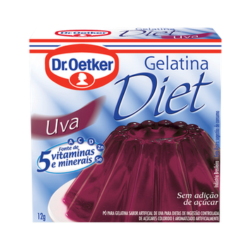 GELATINA DR OETKER PO DIET UVA 12G
