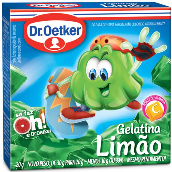 GELATINA DR OETKER PO LIMAO 20G