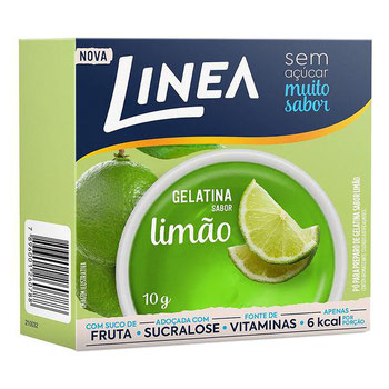 GELATINA LINEA PO LIMAO 10G