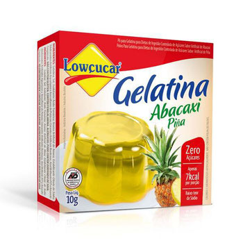 GELATINA LOWCUCAR ZERO ABACAXI 10G