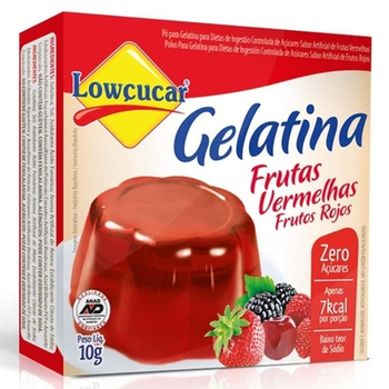GELATINA LOWCUCAR ZERO FRUTAS VERM 10G