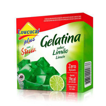 GELATINA LOWCUCAR ZERO LIMAO 10G