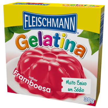 GELATINA PO FLEISCHMANN FRAMBOESA 30G
